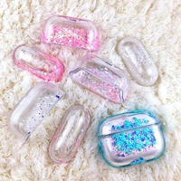 luxury glitter case for apple airpods 12 pro quicksand protective earphone silicone case protective for apple airpods pro cover