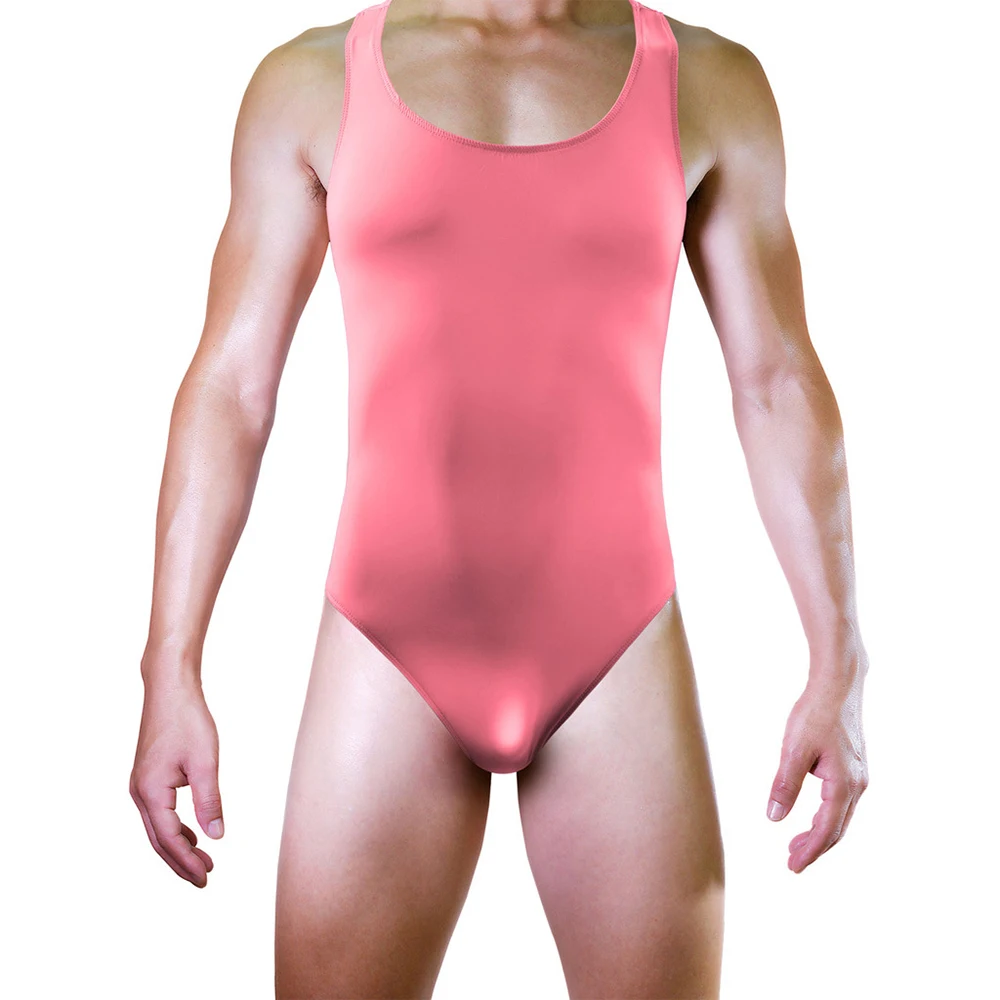 Сексуальное мужское нижнее белье из ледяного шелка с открытой спиной и без