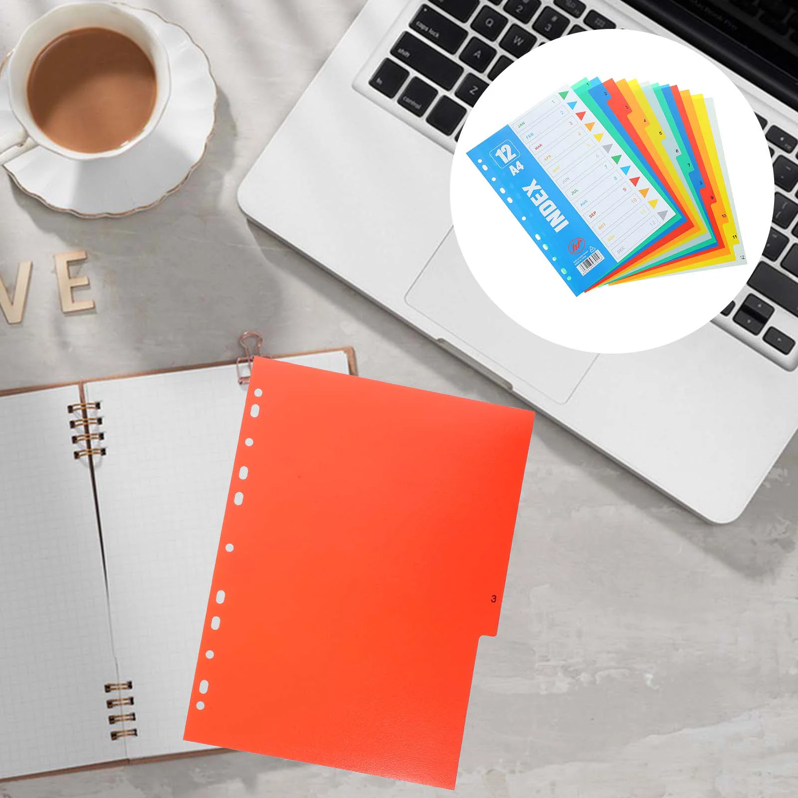 Индексный разделитель страниц Разделители А4 Офисные папки Категория Файл