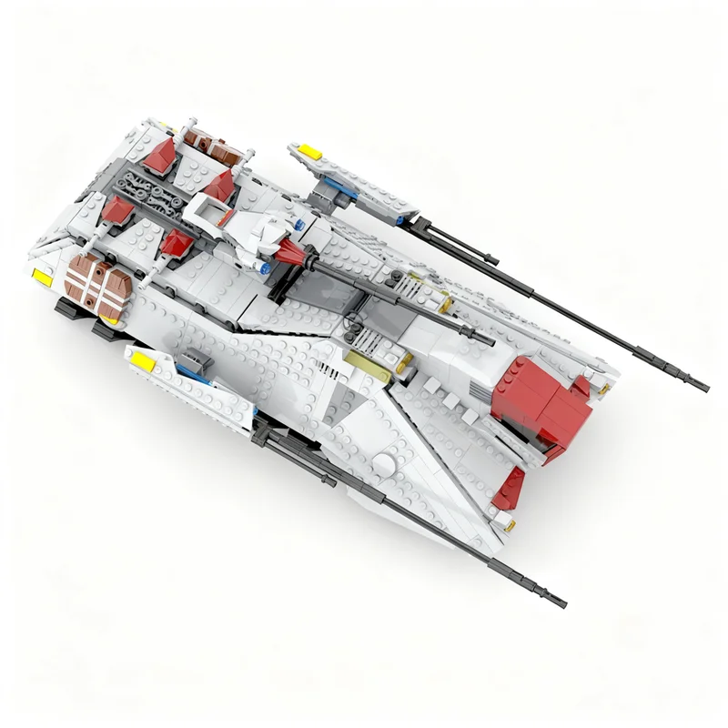 Фото 2060 деталей MOC Star Battle UT-AT, модель транспортного средства для нестабильной местности с артиллерийским вооружением, конструктор, игрушка, подарок на Рождество, архитектурная модель №3
