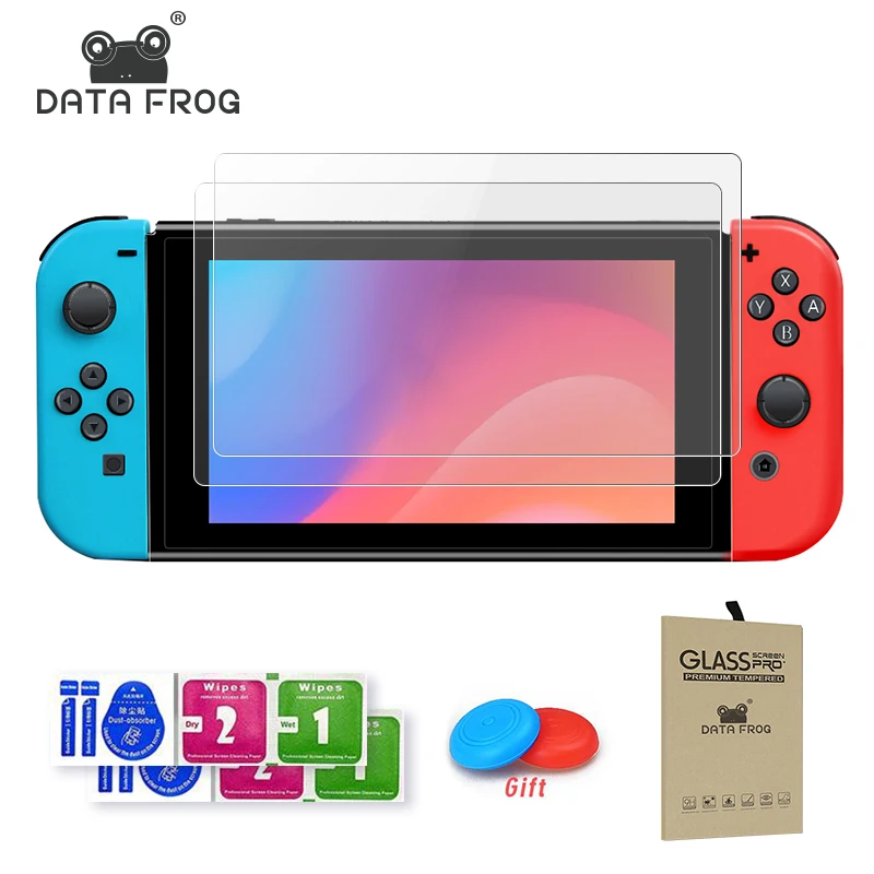2 шт./упаковка прозрачная защитная пленка для экрана Nintendo Switch