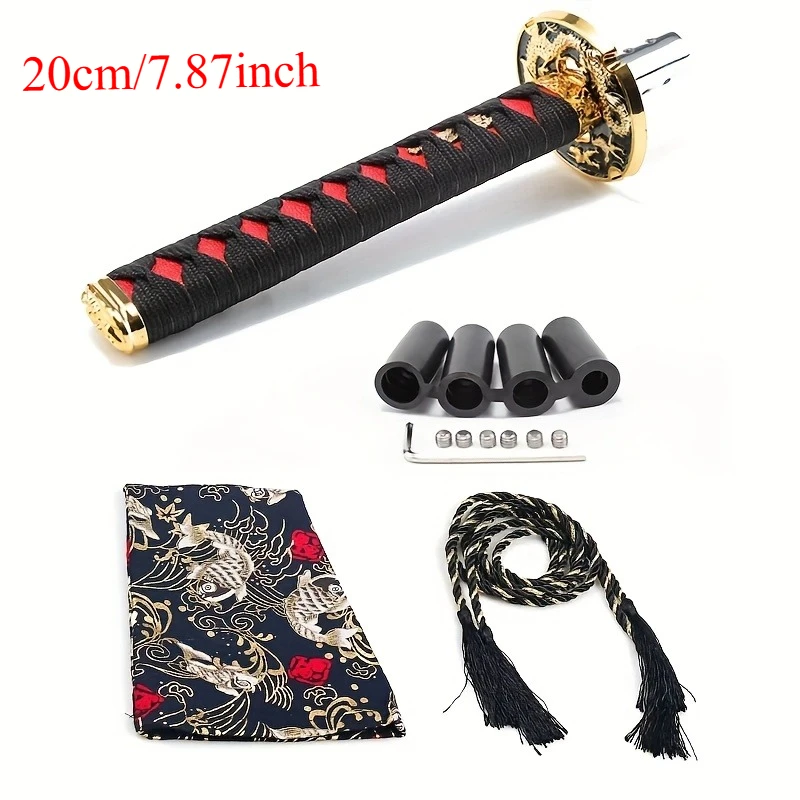 

Универсальный пылезащитный чехол, ручка переключения передач, воротники с адаптерами 150 мм200 мм JDM Katana Samurai Sword, ручка переключения передач, автомобильный рычаг переключения передач