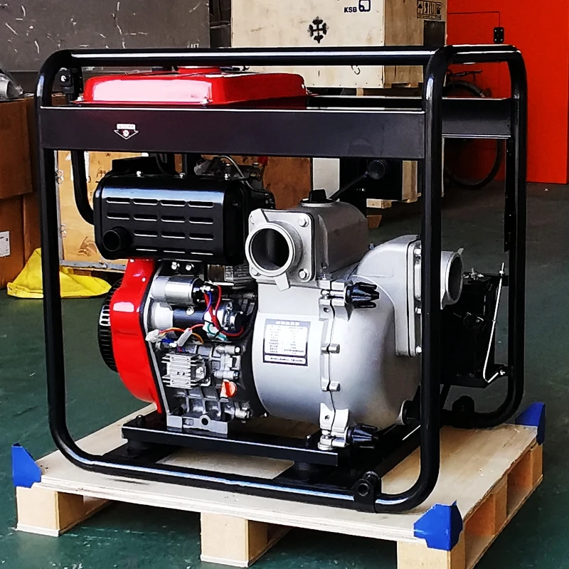 Бензиновый водяной насос для орошения Wp40 мощность 9 л.с. 4 дюйма