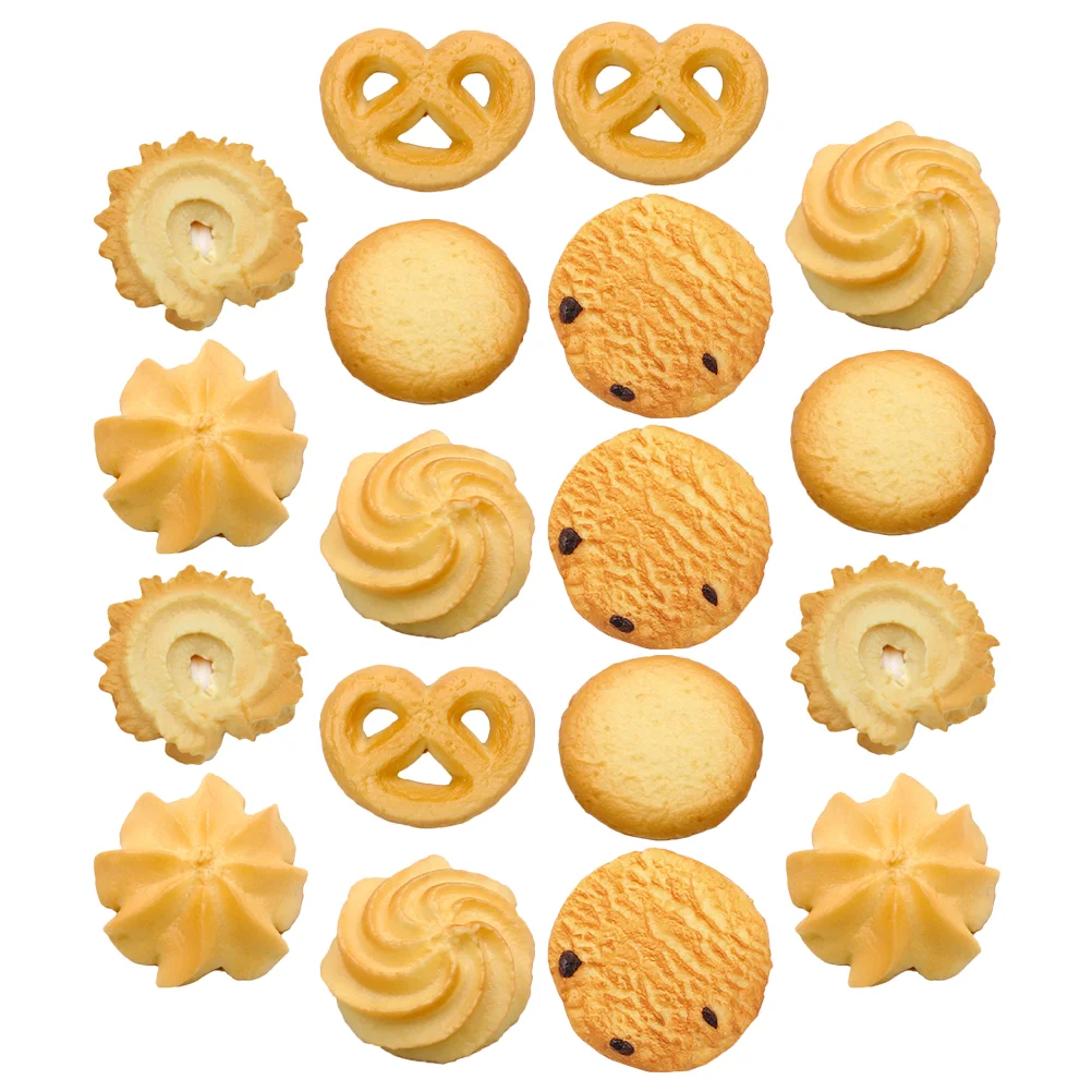 

Cookies Model Artificial Lifelike Photography Props Bakery Decoration Fake Adornment Models Play Toy Realistic Biscuit Biscuits