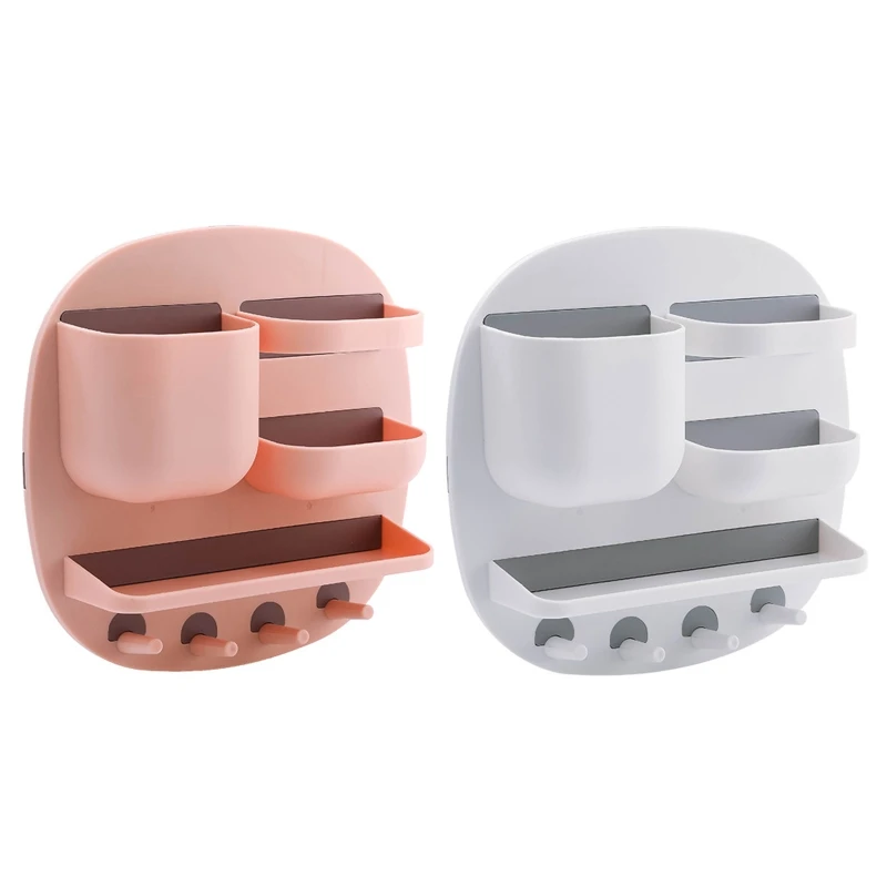 

Настенная полка для хранения разделитель Органайзер с крючками подвесная стойка