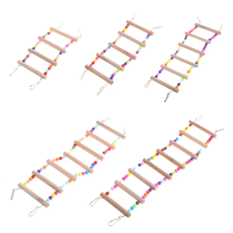 

Bird Ladder Perch Swing Bridge Easy Installation for Small to Medium Birds
