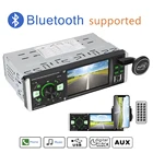 4,1 дюйма Автомобильный Радио Видео плеер аудио 1 Din стерео приемник HD экран MP5 Bluetooth 4,2 ISO пульт дистанционного многоцветный TF USB зарядка