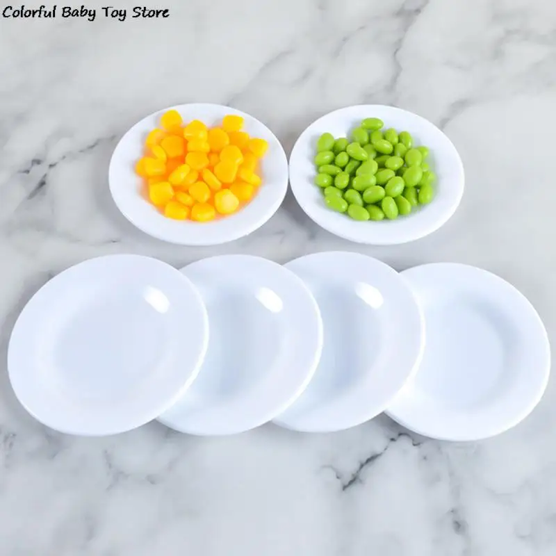 

1 шт. 9 см тарелка, посуда, кукольный домик, мебель, миниатюры, кухонная игрушка, лучший подарок для кукольного домика, аксессуары