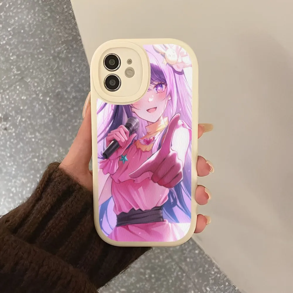 Oshi No Ko Anime Phone Case Hard Leather For iPhone 14 13 12 Mini 11 14 Pro Max Xs X Xr 7 8 Plus 6 6s