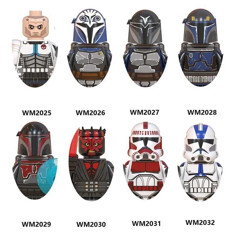 

WM6098 Star Wars Anime figure Building Blocks Echo Dartmore Minifigure Granule Assembling Toys Kids Birthday Holiday Gifts