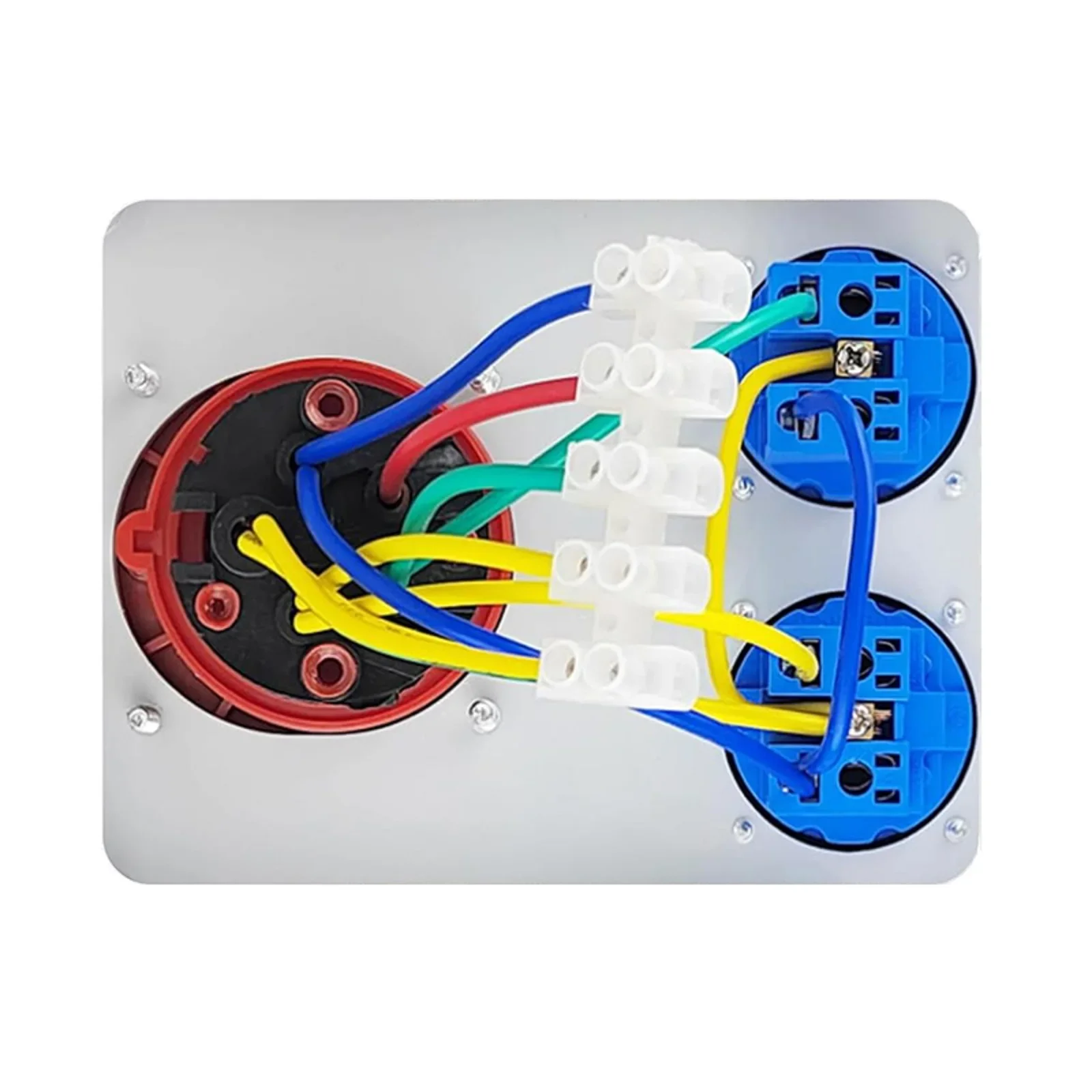 Компактная настенная розетка-распределитель с CEE 16A и двумя дополнительными