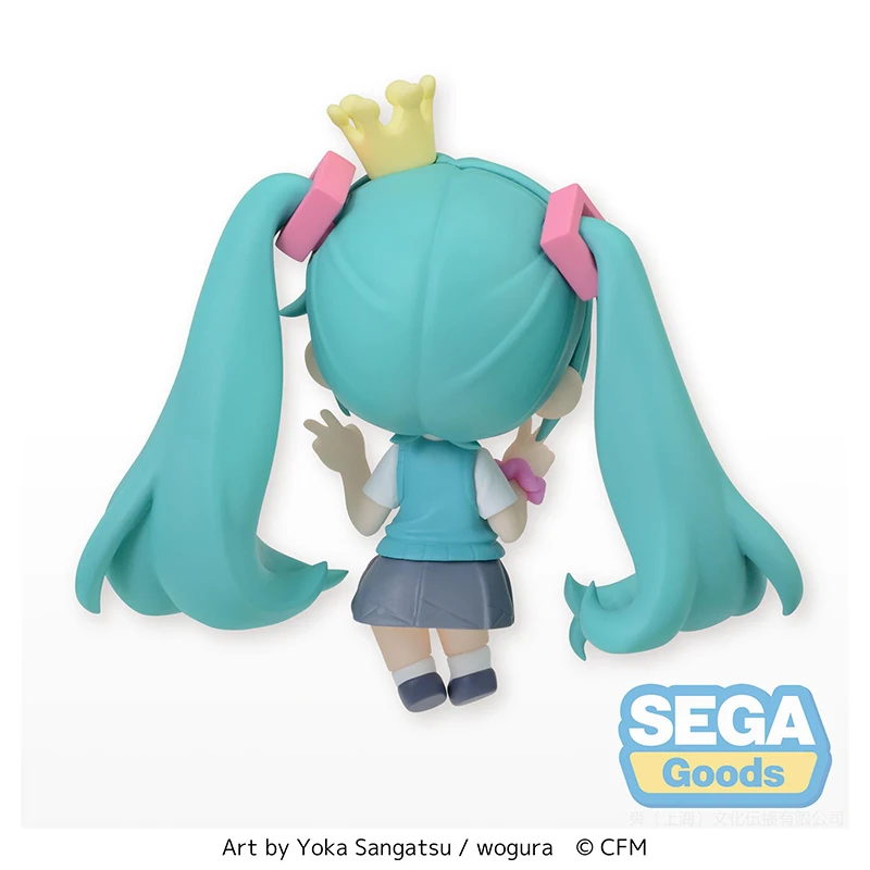 Подлинная SEGA VOCALOID Hatsune Miku 16-летие бобье глаз мини-фигурка ручной работы в стиле