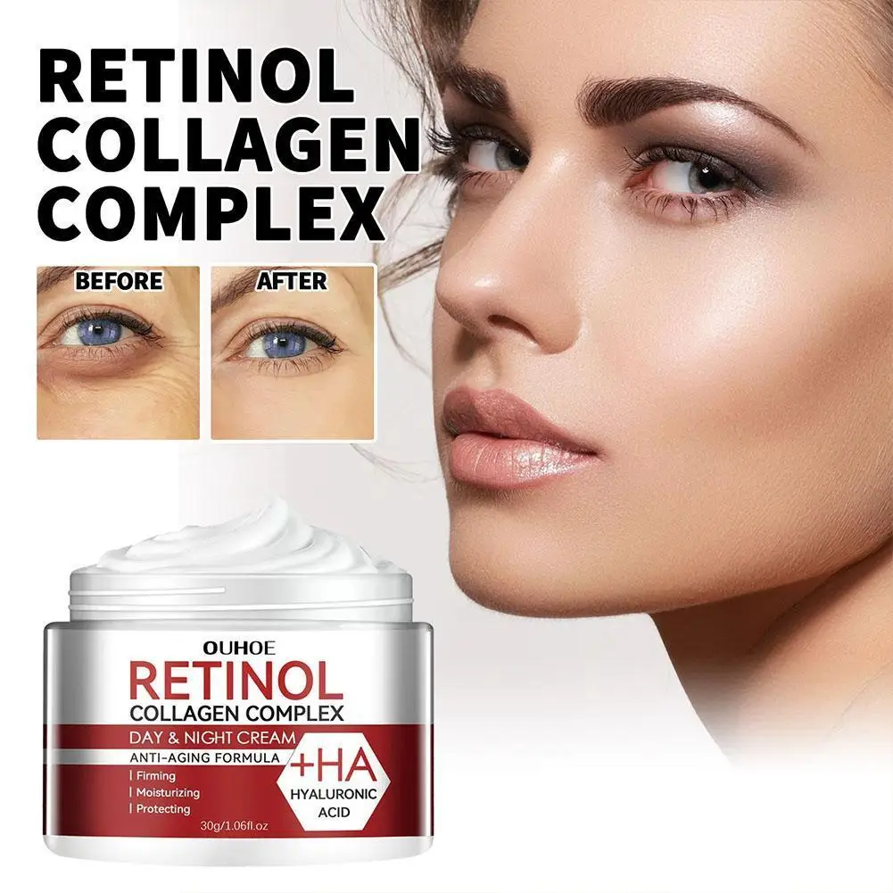

OUHOE Retinol Moisturizer Face Cream Repairing Moisturizing Skin Cream Facial Care Skin Nourishing Cream Brightening Face C5O6