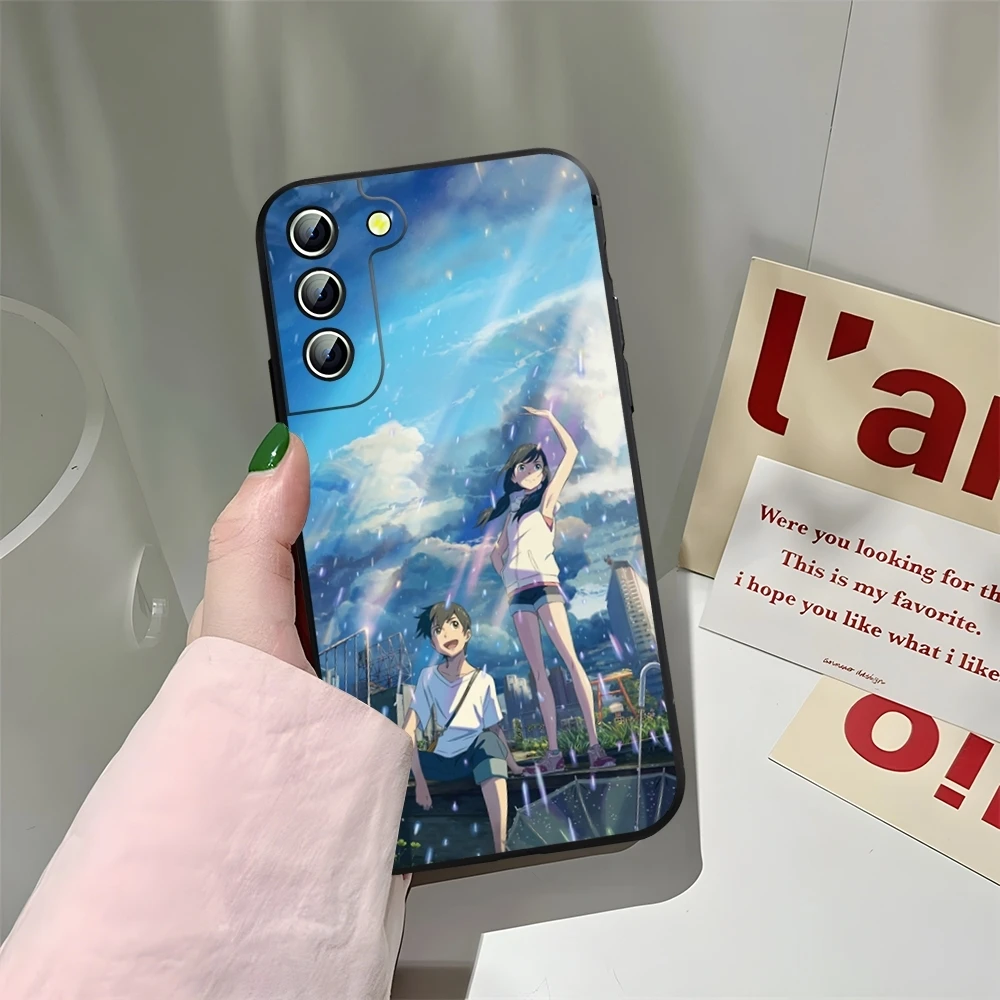 Чехол для телефона Weathering With You Samsung Galaxy S23 S22 S24 S25 S21 Ultra Fe Plus A16 A34 A54 A24 A52 A53 M54 Cover