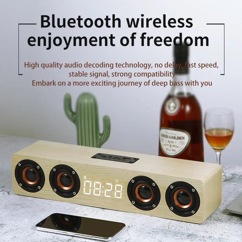 SwYiSm W8C деревянные Bluetooth-динамики