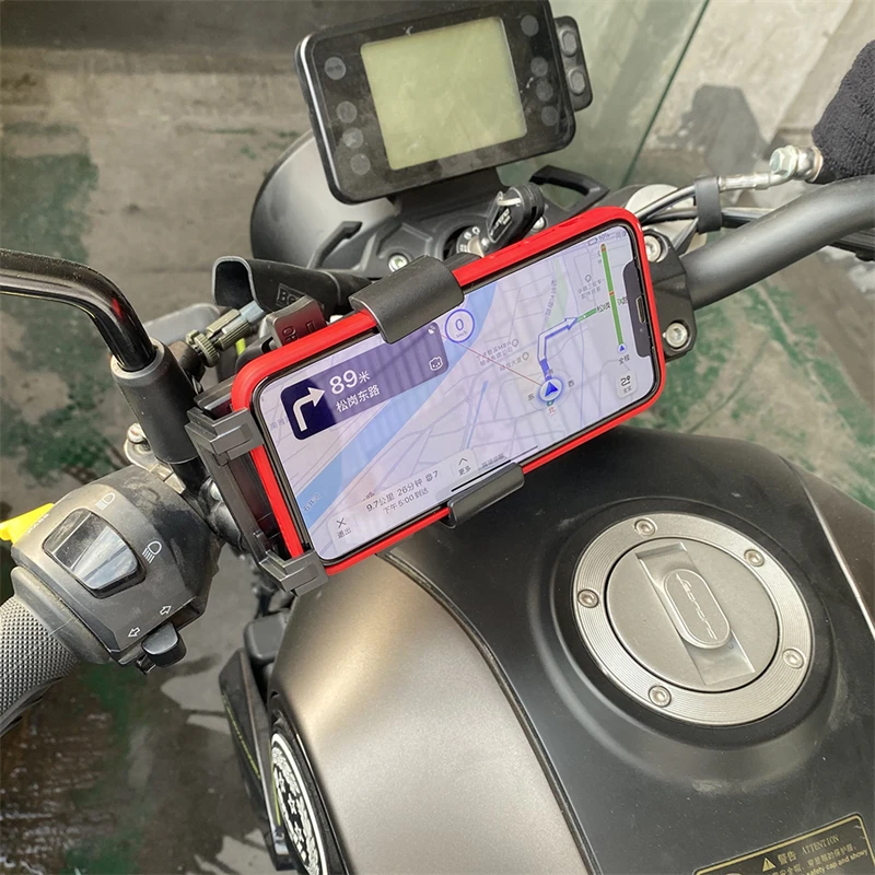 

For KAWASAKI Z250 Z300 Z400 Z650 Z800 Z900 Z900RS Z1000 Motorcycle Accessories Handlebar Mobile Phone Holder GPS stand bracket