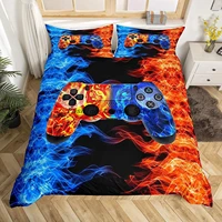 3d games duvet cover boys kids gamepad bedding set video game controller room decor comforter cover bed cover with pillowcase