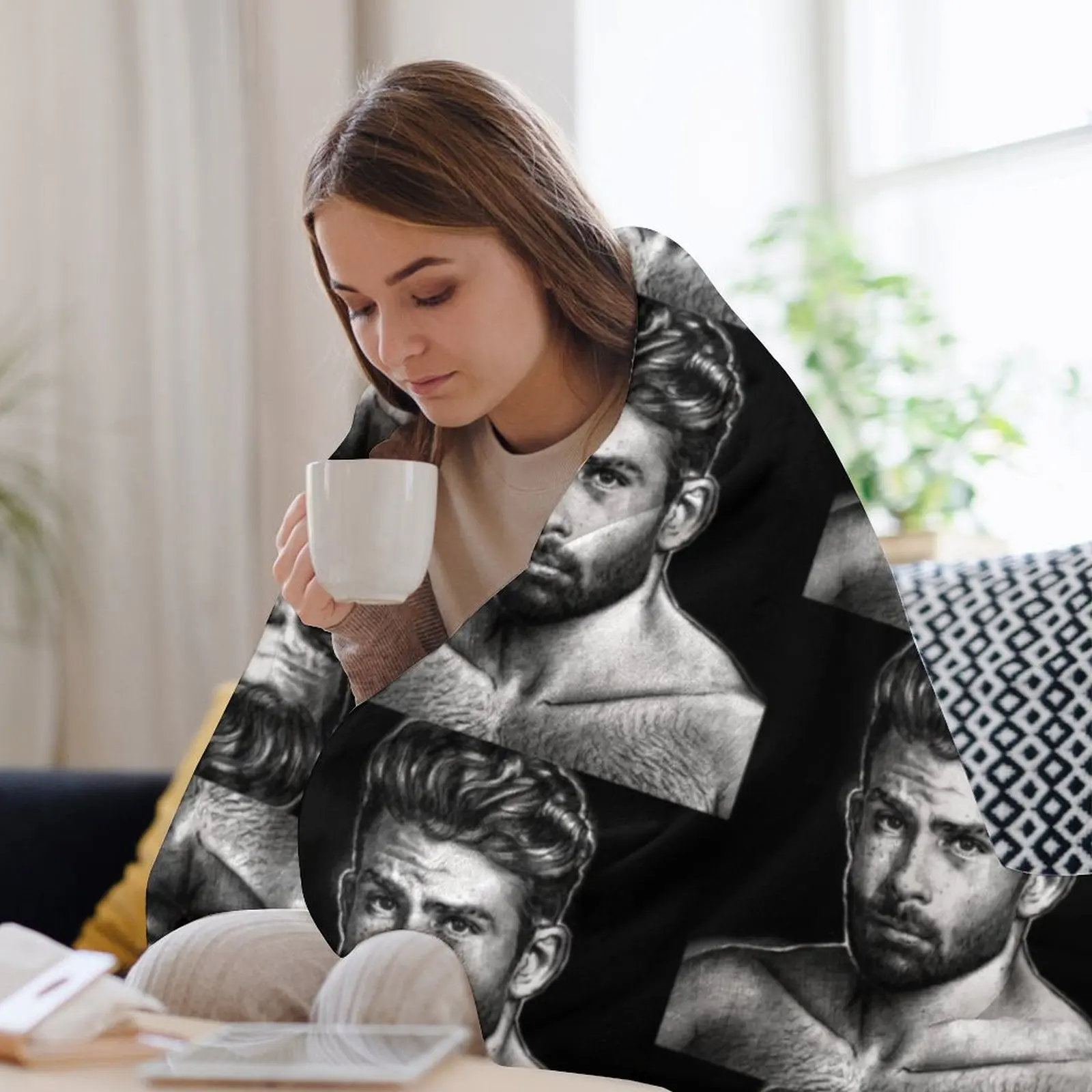 Одеяло HASAN PIKER манга рождественские подарки большие одеяла на заказ