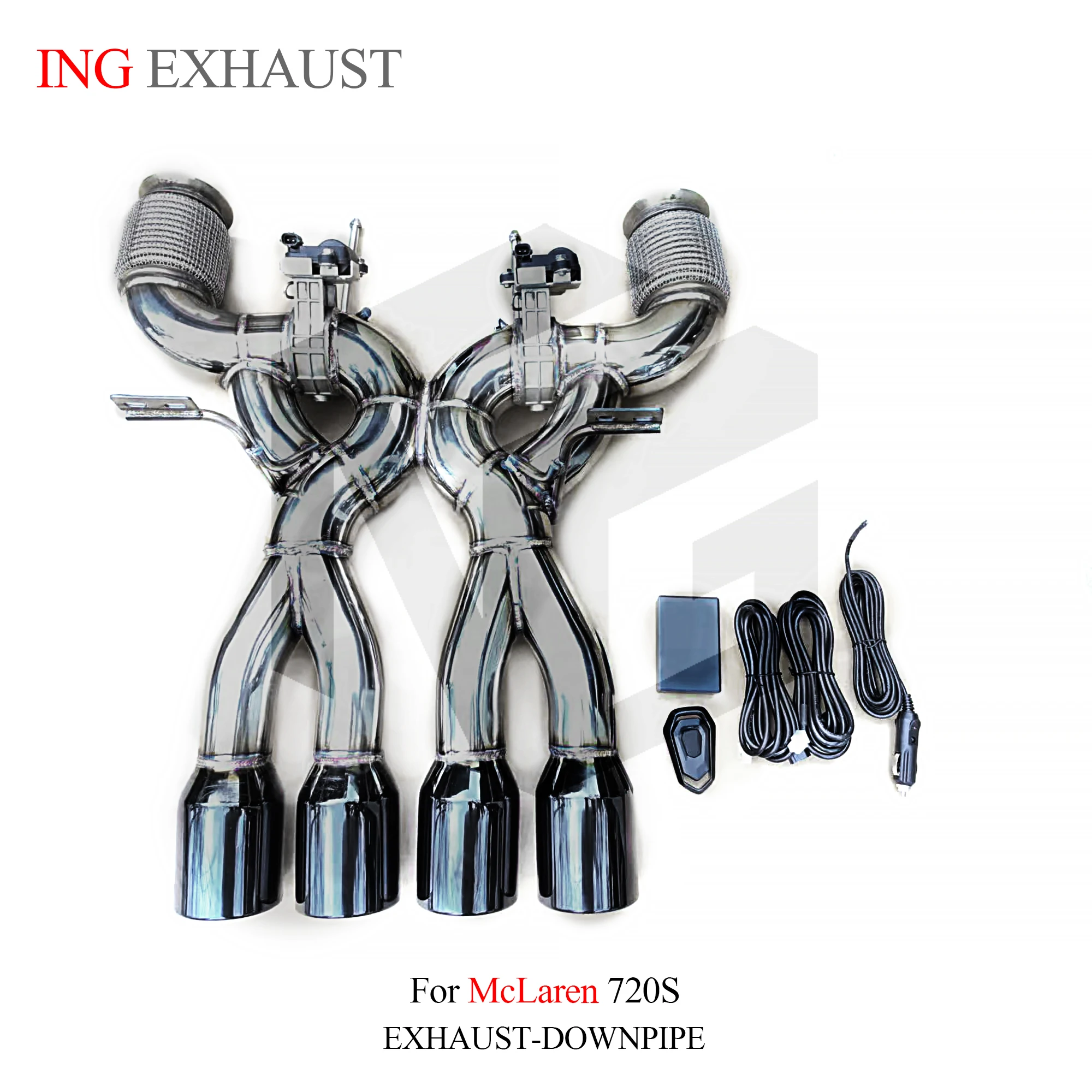 ING из нержавеющей стали 304 выхлоп Boost Catback для Mclaren 720s 4 0 T задние двойные