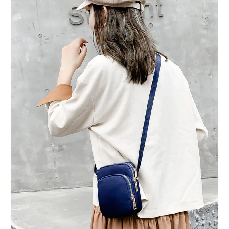 

Fashion Women Crossbody Zipper Mobile Phone Shoulder Bag Lady Female Multifunction Handbag Wrist Purse New Hot 2022