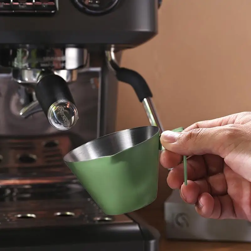 Чашка для эспрессо мерные чашки из нержавеющей стали с ручкой аксессуары кувшин
