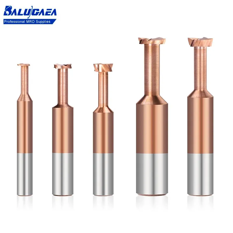 

Т-образный фрезерный станок, твердосплавная фреза с 4 канавками и покрытием TiCN для обработки дерева и металла, фрезерный станок с ЧПУ