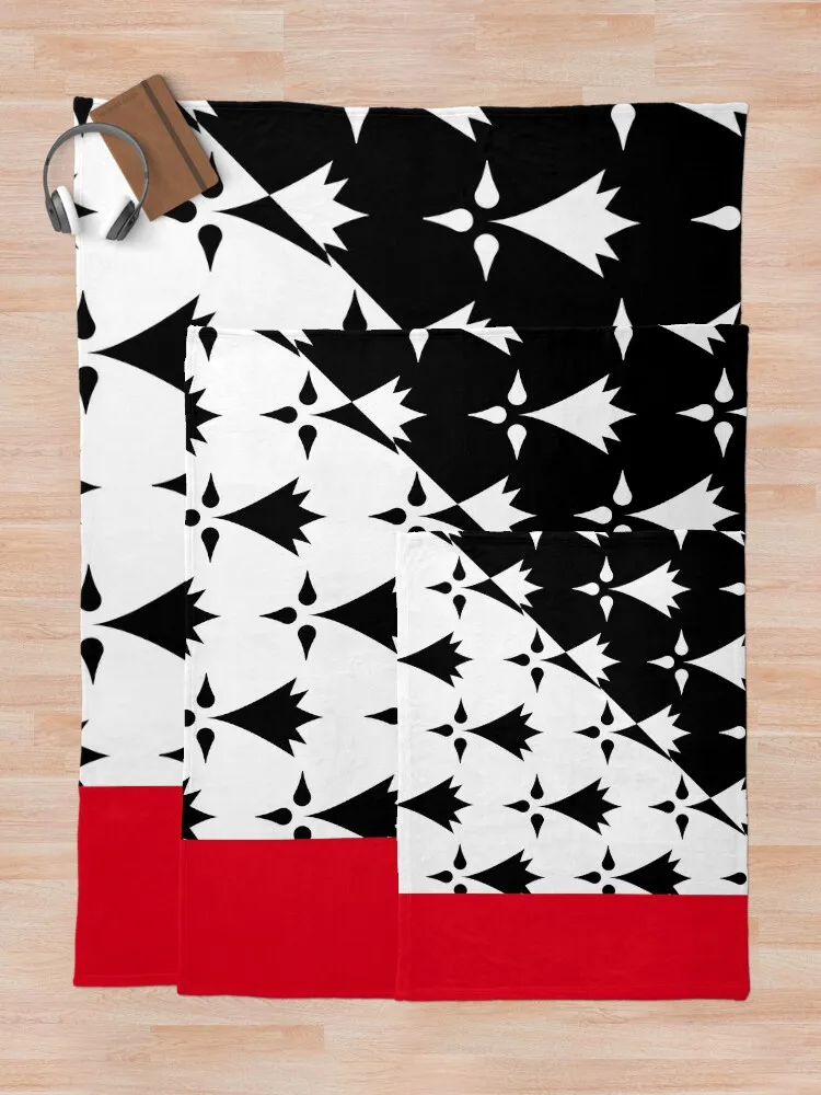 Одеяло с флагом Go?lo Bro Welo (Бриттани) теплое одеяло в клетку на заказ