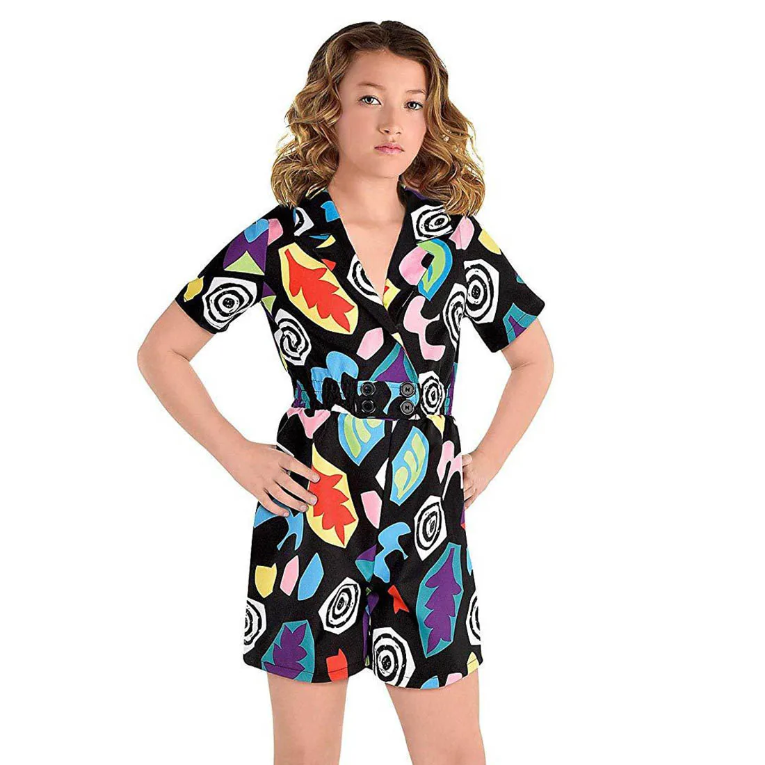 

2022 Детский костюм на Хэллоуин из сериала «очень странные дела» для девочек, костюм-комбинезон с короткими рукавами для подростков, Детский ...