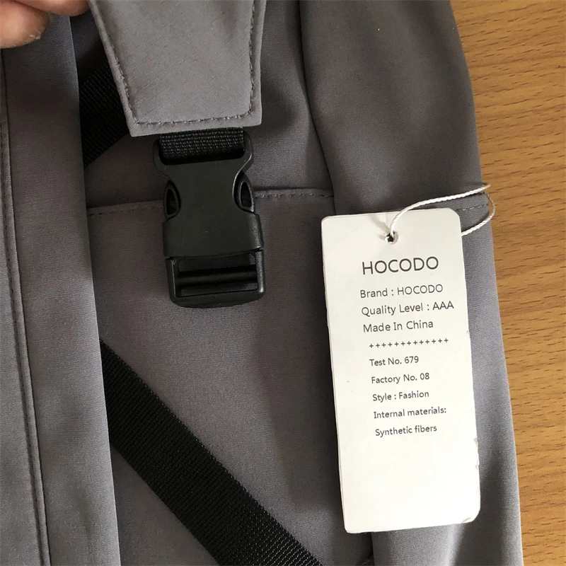 Школьный рюкзак HOCODO модный однотонный