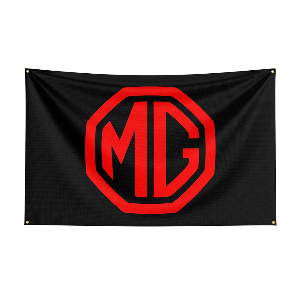 

90x150cm MGs Flag Polyester Printed Racing Car Banner For Decor1