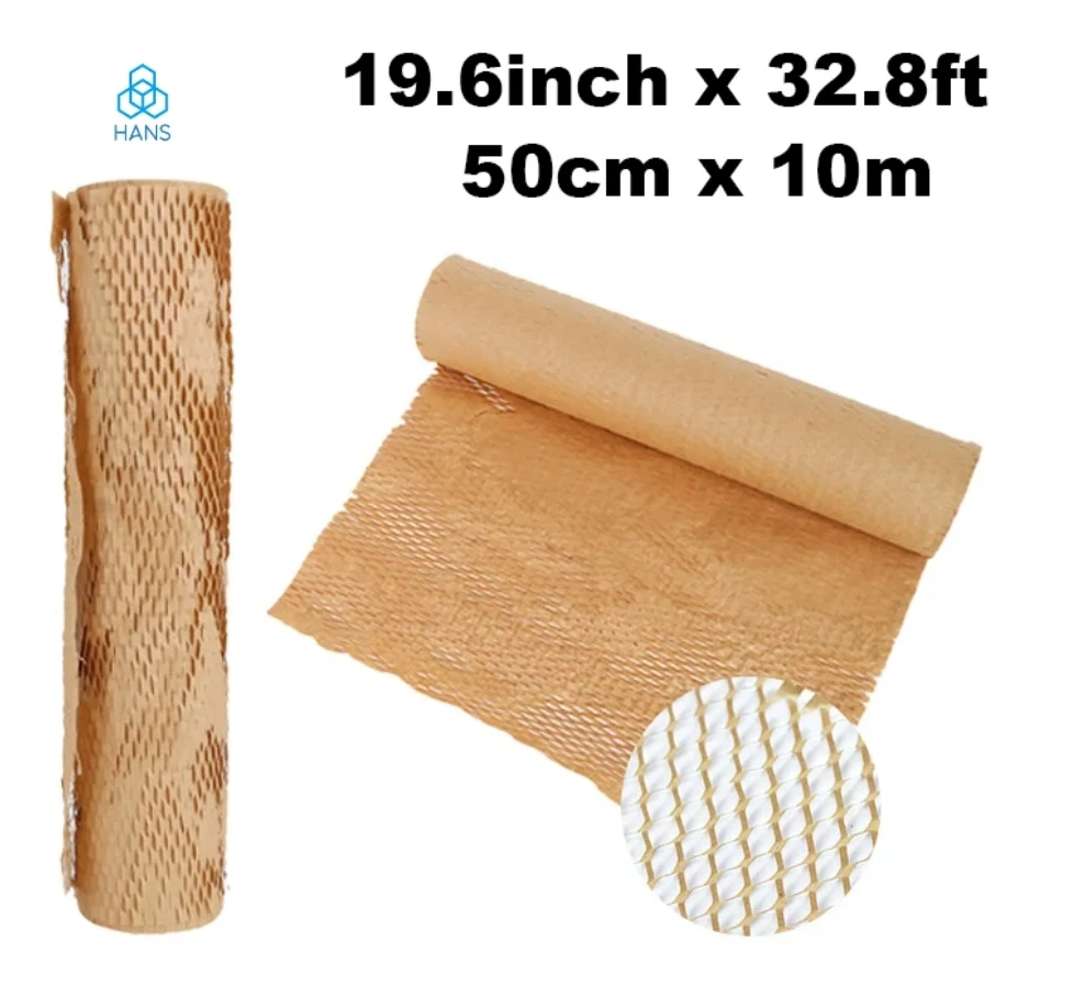 Hans Коричневая сотовая бумага для подарка рукоделия транспортной упаковки