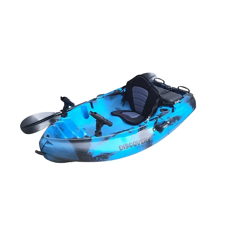 Пластиковый небольшой рыболовный каяк для одного человека