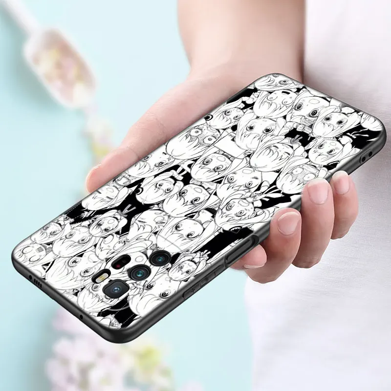 Черный силиконовый чехол для телефона Spy X Family Anime Xiaomi Redmi Note 10 11 11S 12 13 Pro 4G Plus 11T 5G 10S