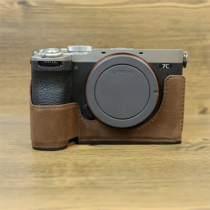 Получехол для камеры A7CII основание из искусственной кожи Sony A7C2 A7C Mark II защитная