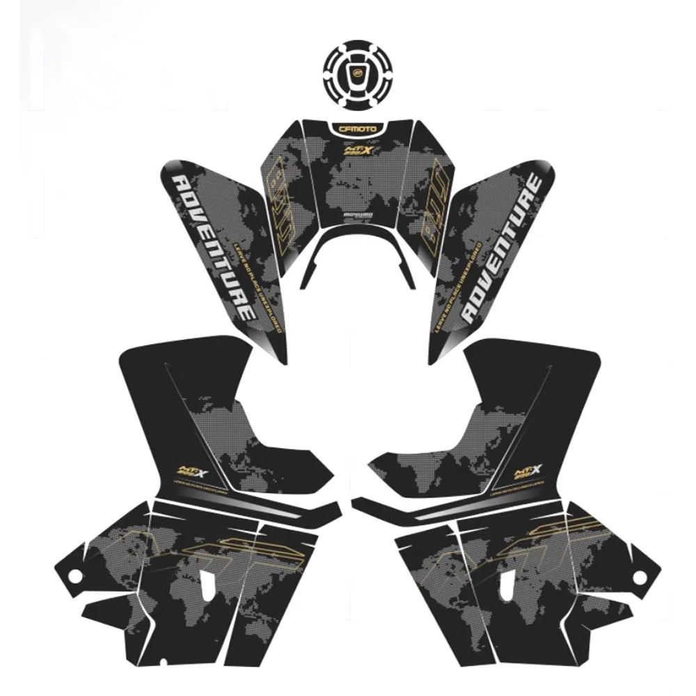 

Для CFMOTO 800MT-X 800MTX наклейка на топливный бак мотоцикла противоскользящая наклейка износостойкая защитная пленка модифицированные аксессуары