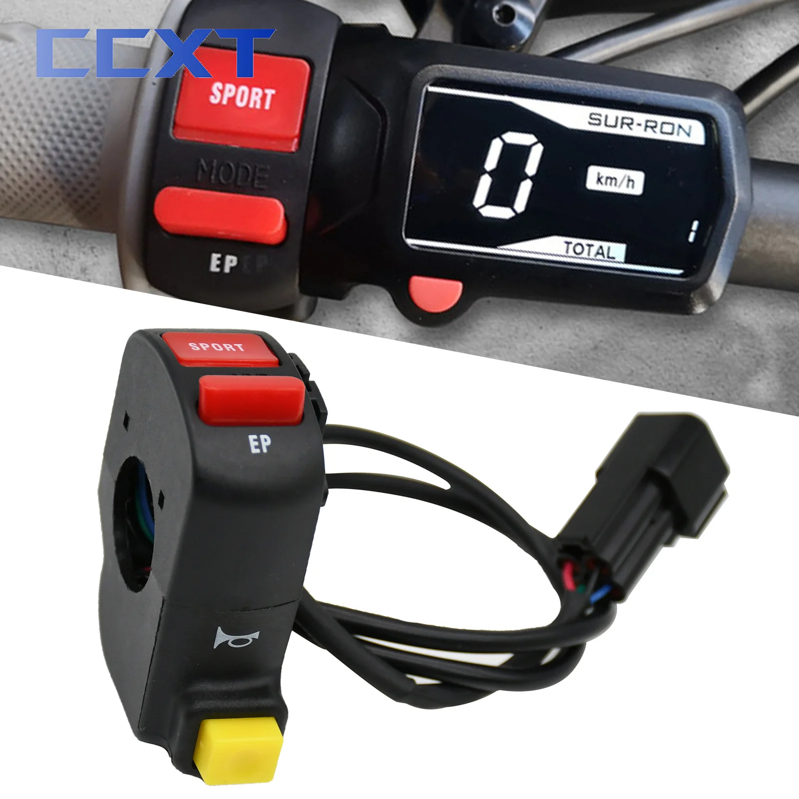 

Electric Motorcycle SPORT/EP Power Mode Selector Switch Horn Switch For Sur-Ron Sur Ron Surron Light Bee S & Light Bee X Parts