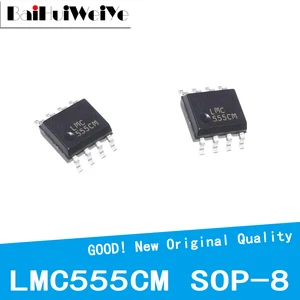 Набор микросхем LMC555 LMC555CM LMC555CMX LM555CM LM555 SOP-8 SMD, Новый чипсет хорошего качества, 10 шт./партия