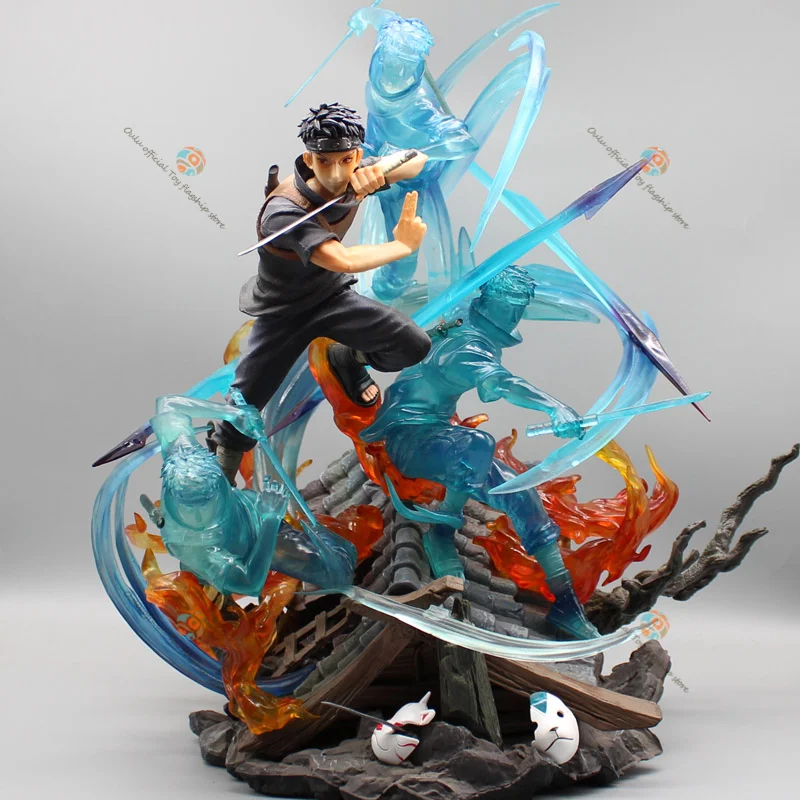 

43cm Naruto Anime Figure Uchiha Shisui Action Figurine Standing Model Toy Pvc Statue Model Collection Doll Room Ornament