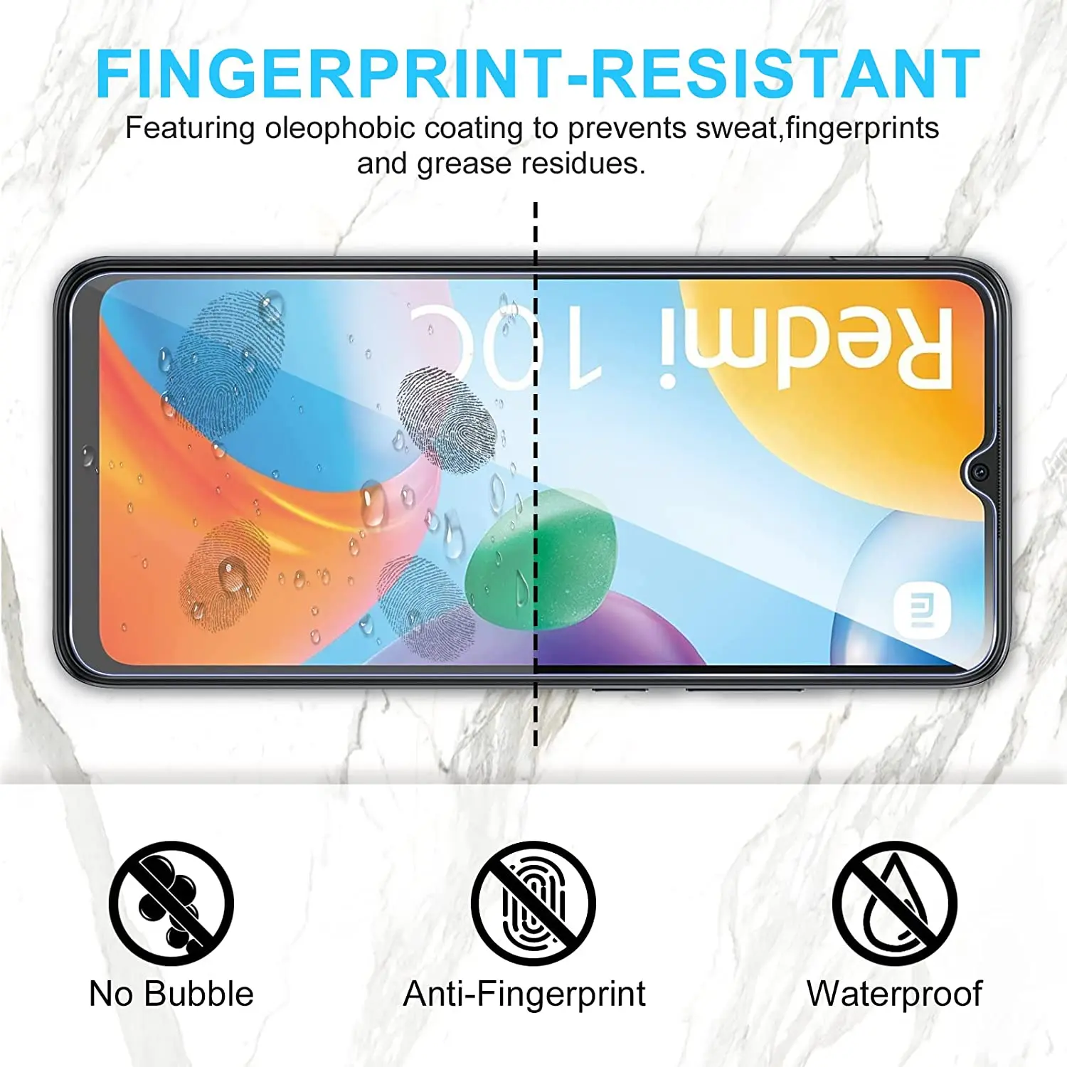 2/4Pcs Screen Protector Glass For Xiaomi POCO C40 Tempered Glass Film