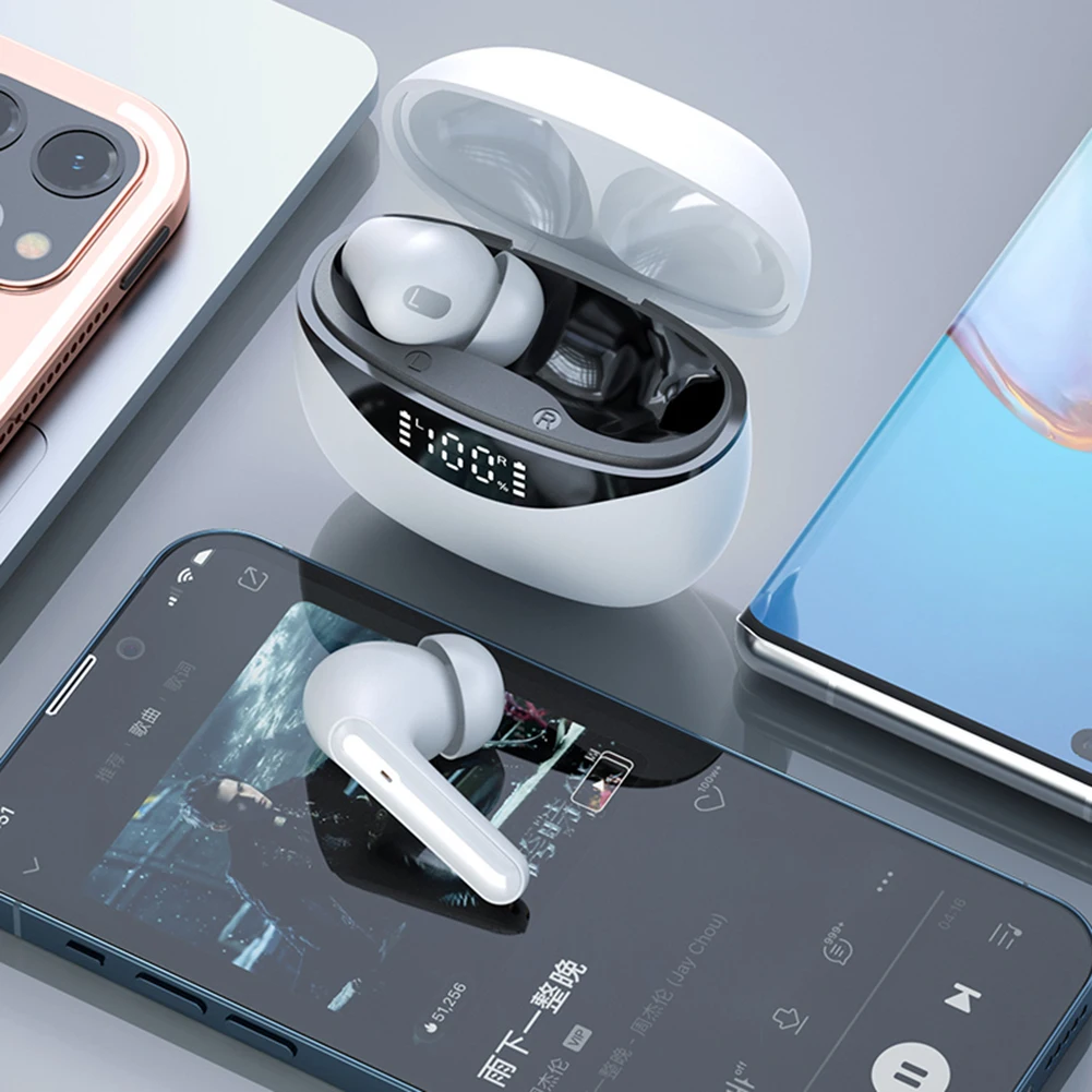 

Bluetooth 5,1 настоящие Беспроводные наушники с зарядным устройством HD вызовы наушники с регулятором громкости мини-наушники гарнитура для спор...