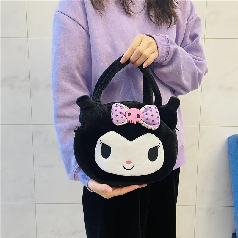 

Kawaii Sanrio плюшевая многофункциональная сумка Jk милая девочка на одно плечо сумка-мессенджер четыре кулома подарки для крупных собак