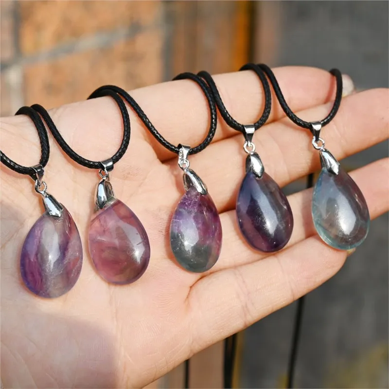 Подвеска-капля хрустальная в виде капель воды