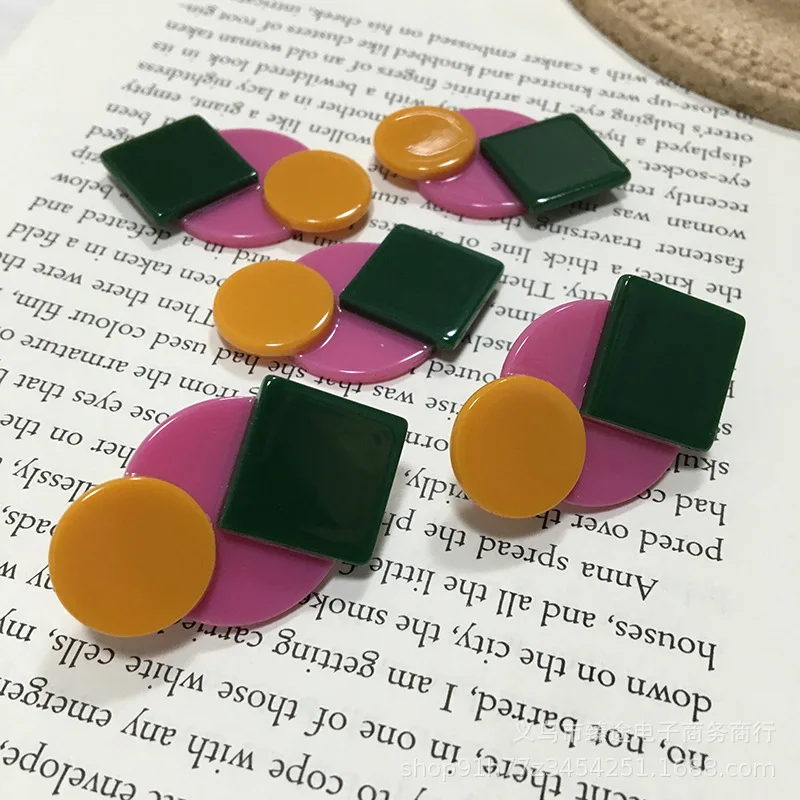 

2 шт., акриловые серьги в Корейском стиле