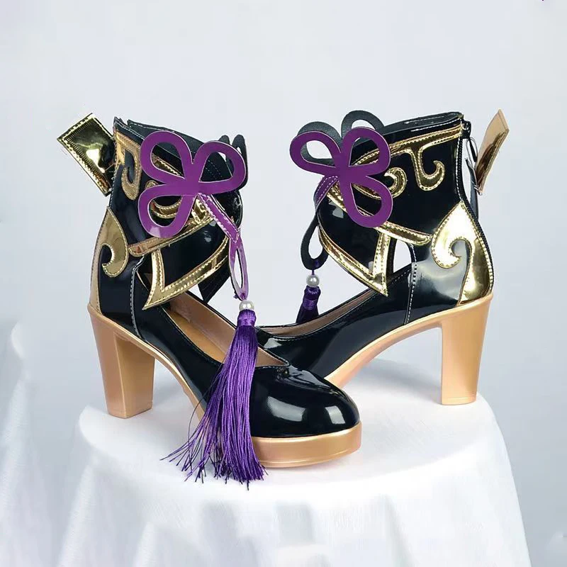 Honkai Star Rail Косплей Fu Xuan Обувь на высоком каблуке для женщин и девочек Костюм