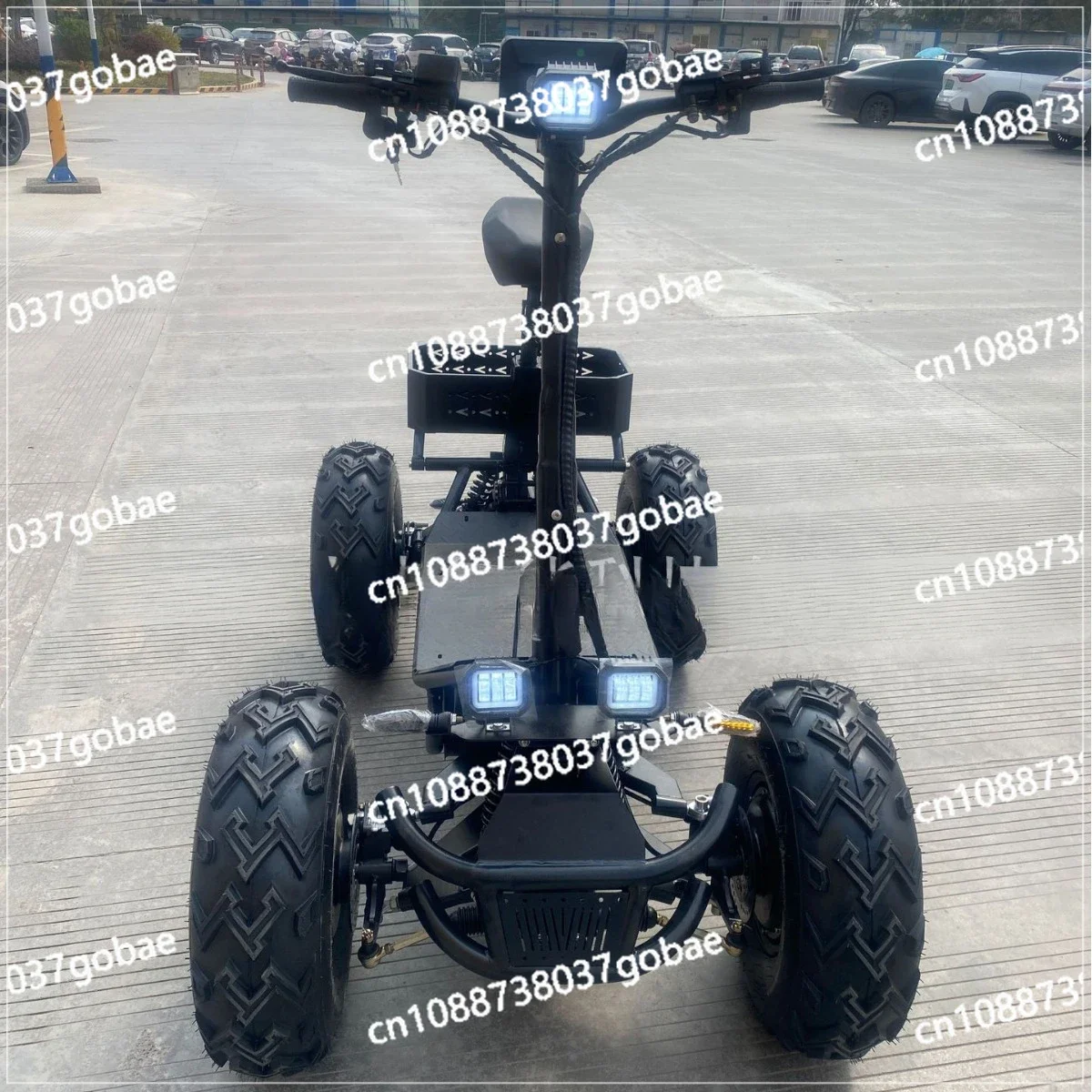 Электрический скутер с полным приводом квадроцикл четырехколесный внедорожный