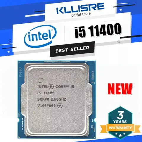 Новый процессор Intel Core i5 11400 2,6 ГГц шестиядерный двенадцатипоточный процессор L3 = 12M 65 Вт LGA 1200 DDR4 H510 материнская плата