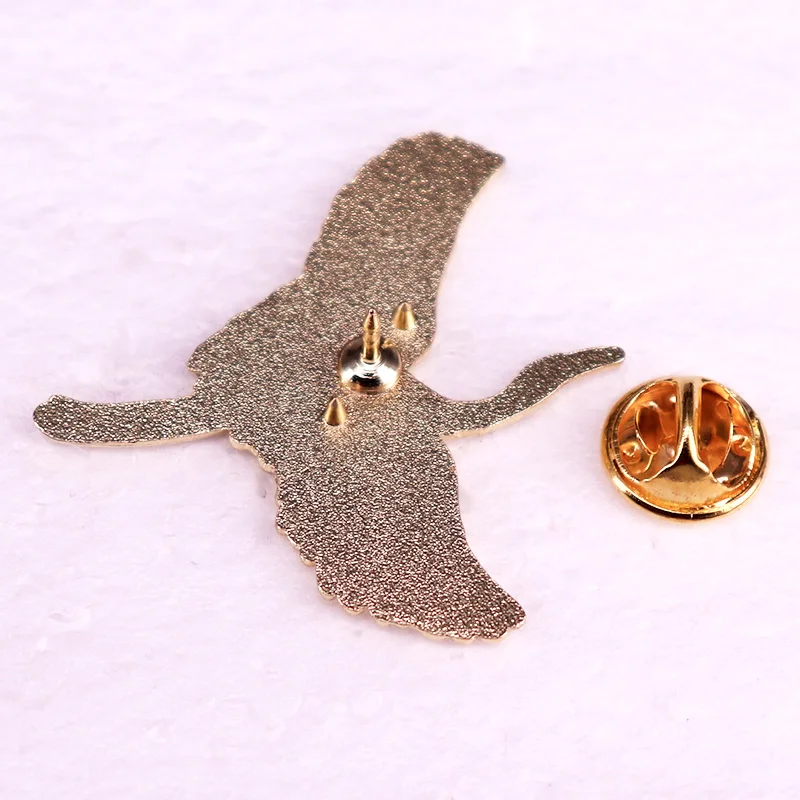 Жестяная брошь с изображением журавлей в ассортименте