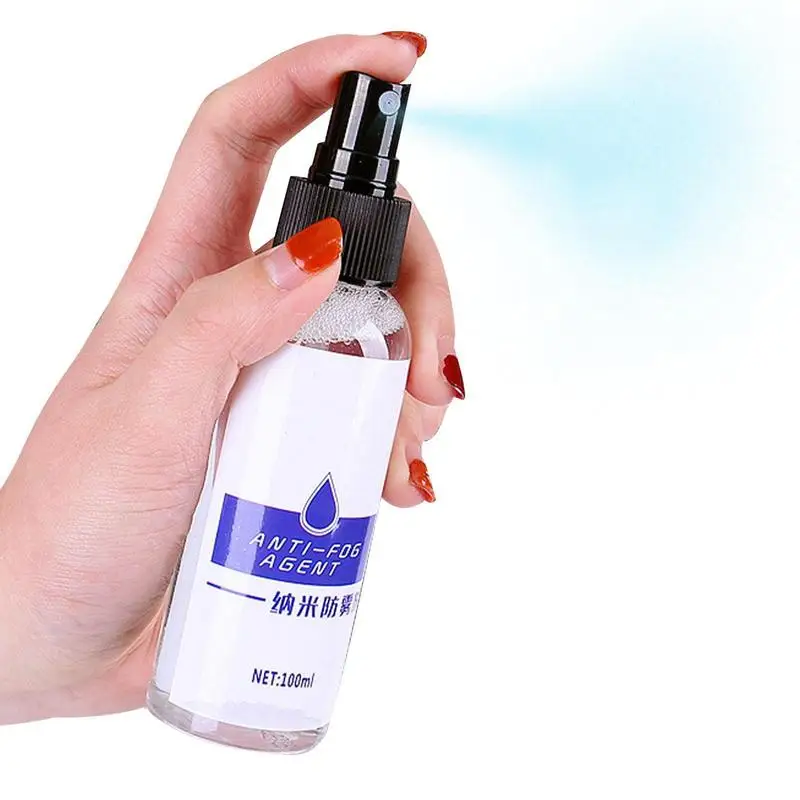 

Anti Fog For Car Windshield 100ML Super Hydrophobic Glass Cleaner Rainproof Spray Auto Glass Cleaner For Cars Windows Bathroom