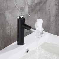 european basin faucet bathroom hot and cold faucet wash basin rotating faucet retro black single hole faucet
