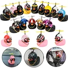 Мотоциклетные аксессуары шлем со сломанным ветром маленькая черная утка приборная панель зеркало заднего вида стоячий Камуфляжный шлем мини черная утка